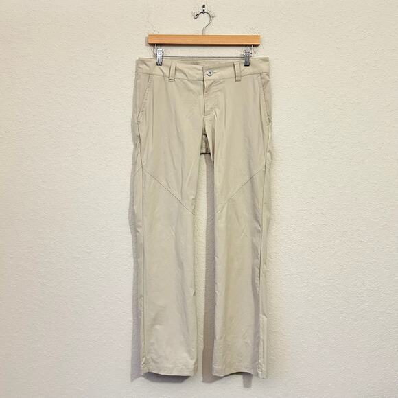 COLUMBIA Mumbai Mover III Pants Beige Straight Leg Omni Shield Work - Picture 1 of 13
